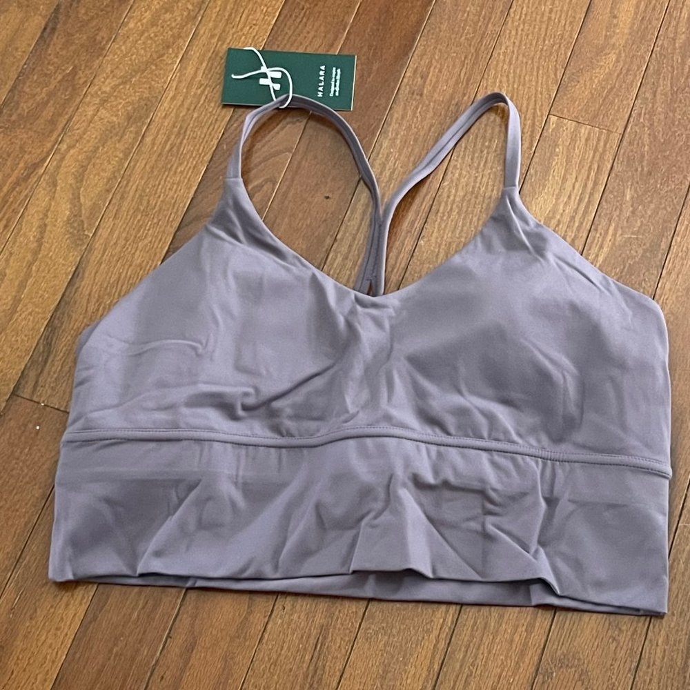 New Halara Purple Plus Size Sports Bra Top Size 1X